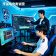 开运电竞青训营教练正在查看年轻选手的训练数据表现
